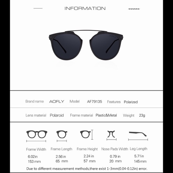 AOFLY Authentic Sunglasses - Picture 3 of 4